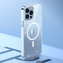 Заредете изображение във визуализатора на галерията – Kingxbar PQY Elegant Series Magnetic Case for iPhone 13 Housing Cover Silver (MagSafe Compatible) - TopMag
