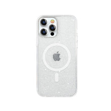 Заредете изображение във визуализатора на галерията – Kingxbar PQY Elegant Series Magnetic Case for iPhone 13 Pro Housing Cover Silver (MagSafe Compatible) - TopMag
