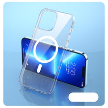 Заредете изображение във визуализатора на галерията – Kingxbar PQY Elegant Series Magnetic Case for iPhone 13 Pro Max Housing Cover Silver (MagSafe Compatible) - TopMag
