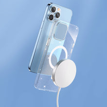 Заредете изображение във визуализатора на галерията – Kingxbar PQY Elegant Series Magnetic Case for iPhone 13 Pro Max Housing Cover Silver (MagSafe Compatible) - TopMag
