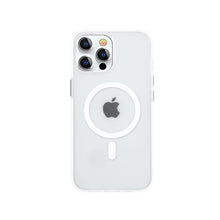 Заредете изображение във визуализатора на галерията – Kingxbar PQY Elegant Series Magnetic Case for iPhone 13 Pro Housing Cover White (MagSafe Compatible) - TopMag
