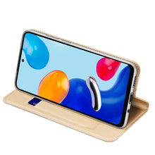 Заредете изображение във визуализатора на галерията – Dux Ducis Skin Pro Holster Cover Flip Cover for Xiaomi Redmi Note 11S / Note 11 gold - TopMag
