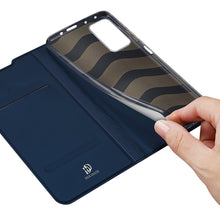 Заредете изображение във визуализатора на галерията – Dux Ducis Skin Pro Holster Cover Flip Cover for Xiaomi Redmi Note 11 Pro 5G / 11 Pro blue - TopMag
