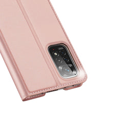 Заредете изображение във визуализатора на галерията – Dux Ducis Skin Pro Holster Cover Flip Cover for Xiaomi Redmi Note 11 Pro 5G / 11 Pro pink - TopMag
