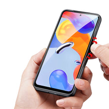 Заредете изображение във визуализатора на галерията – Dux Ducis Fino case cover covered with nylon material for Xiaomi Redmi Note 11 Pro 5G / 11 Pro blue - TopMag
