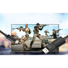 Заредете изображение във визуализатора на галерията – Choetech DisplayPort bidirectional cable - USB Type C 1.8m black (XCP-1803) - TopMag
