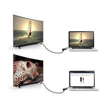 Заредете изображение във визуализатора на галерията – Choetech HUB-M03 plug adapter USB Type C - HDMI + USB-C Power Delivery black (HUB-M03) - TopMag

