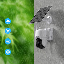 Заредете изображение във визуализатора на галерията – Choetech WiFi camera with Android/iOS control app + 5W solar panel (ASC005)
