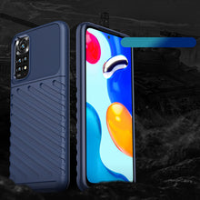 Заредете изображение във визуализатора на галерията – Thunder Case Flexible Armored Cover Sleeve for Xiaomi Redmi Note 11 Pro + 5G / 11 Pro 5G / 11 Pro blue - TopMag
