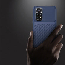Заредете изображение във визуализатора на галерията – Thunder Case Flexible Armored Cover Sleeve for Xiaomi Redmi Note 11 Pro + 5G / 11 Pro 5G / 11 Pro blue - TopMag
