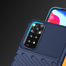 Заредете изображение във визуализатора на галерията – Thunder Case Flexible Armored Cover Sleeve for Xiaomi Redmi Note 11 Pro + 5G / 11 Pro 5G / 11 Pro blue - TopMag
