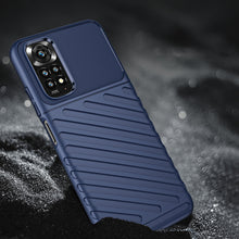 Заредете изображение във визуализатора на галерията – Thunder Case Flexible Armored Cover Sleeve for Xiaomi Redmi Note 11 Pro + 5G / 11 Pro 5G / 11 Pro blue - TopMag

