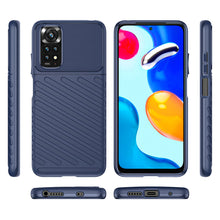 Заредете изображение във визуализатора на галерията – Thunder Case Flexible Armored Cover Sleeve for Xiaomi Redmi Note 11 Pro + 5G / 11 Pro 5G / 11 Pro blue - TopMag
