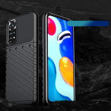 Заредете изображение във визуализатора на галерията – Thunder Case Flexible Armored Cover Sleeve for Xiaomi Redmi Note 11 Pro + 5G / 11 Pro 5G / 11 Pro black - TopMag
