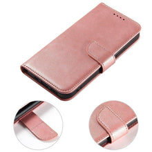 Заредете изображение във визуализатора на галерията – Magnet Case Elegant Case Cover Flip Cover for Xiaomi Redmi Note 11 Pro + 5G / 11 Pro 5G / 11 Pro Pink - TopMag
