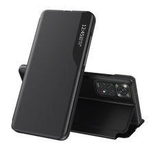 Заредете изображение във визуализатора на галерията – Eco Leather View Case Elegant Flip Cover Stand Function Xiaomi Redmi Note 11 Pro + 5G / 11 Pro 5G / 11 Pro Black - TopMag
