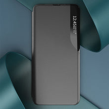 Заредете изображение във визуализатора на галерията – Eco Leather View Case Elegant flip cover case with stand function for Xiaomi Redmi Note 11S / Note 11 red - TopMag
