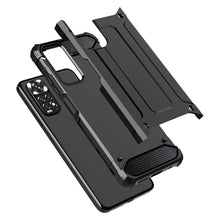 Заредете изображение във визуализатора на галерията – Hybrid Armor Case Tough Rugged Cover for Xiaomi Redmi Note 11S / Note 11 black - TopMag
