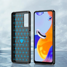Заредете изображение във визуализатора на галерията – Carbon Case Flexible Cover Sleeve for Xiaomi Redmi Note 11 Pro + 5G / 11 Pro 5G / 11 Pro black - TopMag
