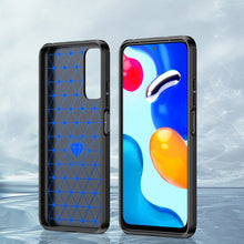 Заредете изображение във визуализатора на галерията – Carbon Case Flexible Cover Sleeve for Xiaomi Redmi Note 11S / Note 11 black - TopMag
