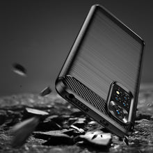 Заредете изображение във визуализатора на галерията – Carbon Case Flexible Cover Sleeve for Xiaomi Redmi Note 11S / Note 11 black - TopMag
