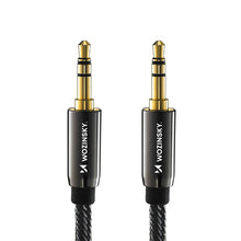 Заредете изображение във визуализатора на галерията – Wozinsky universal mini jack cable 2x AUX cable 3 m black
