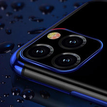Заредете изображение във визуализатора на галерията – Clear Color case TPU gel cover with metallic frame for Samsung Galaxy S22 + (S22 Plus) black - TopMag
