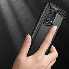 Заредете изображение във визуализатора на галерията – Carbon Case flexible cover case Oppo Find X5 black - TopMag
