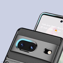 Заредете изображение във визуализатора на галерията – Thunder Case flexible armored cover for Google Pixel 7 black - TopMag
