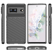 Заредете изображение във визуализатора на галерията – Thunder Case flexible armored cover for Google Pixel 7 black - TopMag
