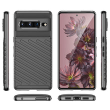 Заредете изображение във визуализатора на галерията – Thunder Case flexible armored cover for Google Pixel 7 Pro black - TopMag

