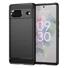 Заредете изображение във визуализатора на галерията – Carbon Case flexible cover for Google Pixel 7 black - TopMag
