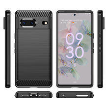 Заредете изображение във визуализатора на галерията – Carbon Case flexible cover for Google Pixel 7 black - TopMag
