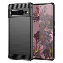 Заредете изображение във визуализатора на галерията – Carbon Case Flexible cover for Google Pixel 7 Pro black - TopMag
