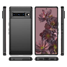 Заредете изображение във визуализатора на галерията – Carbon Case Flexible cover for Google Pixel 7 Pro black - TopMag
