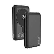 Заредете изображение във визуализатора на галерията – Dudao TGK1 Power Bank with Wireless Charger 15W 10000mAh Black (TGK1-Black) - TopMag
