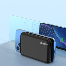 Заредете изображение във визуализатора на галерията – Dudao TGK1 power bank with wireless charger 15W 10000mAh navy blue (TGK1-dark blue) - TopMag
