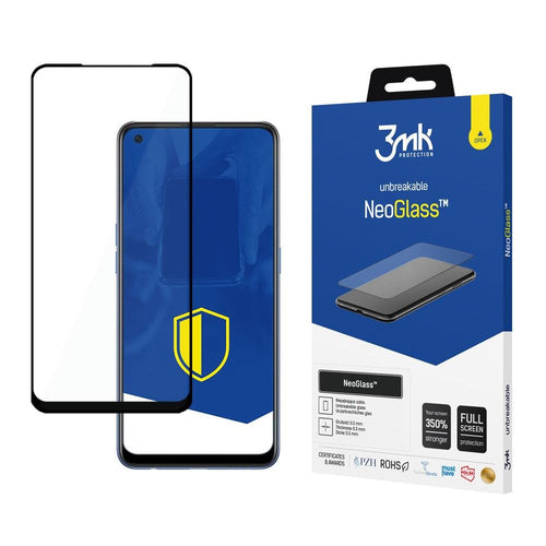 3MK NeoGlass Oppo A74 5G black / black - TopMag