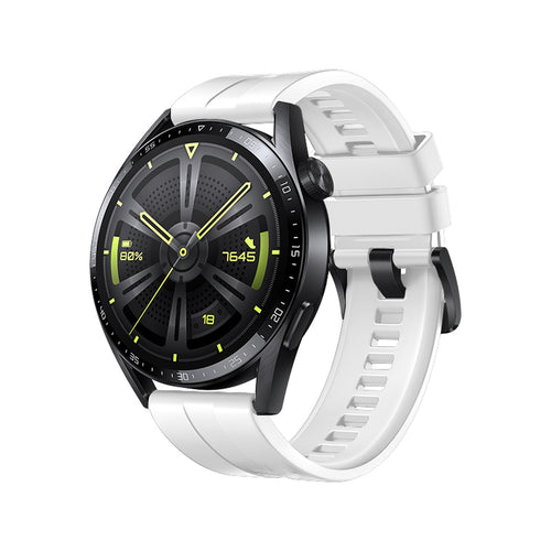 Strap One silicone band strap bracelet bracelet for Huawei Watch GT 3 42 mm white - TopMag