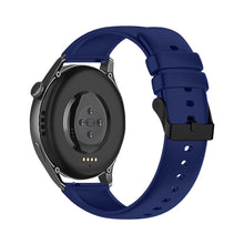 Заредете изображение във визуализатора на галерията – Strap One silicone band strap bracelet bracelet for Huawei Watch GT 3 42 mm navy blue - TopMag
