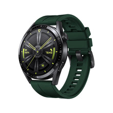 Заредете изображение във визуализатора на галерията – Strap One silicone band strap bracelet bracelet for Huawei Watch GT 3 42 mm dark green - TopMag
