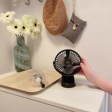 Заредете изображение във визуализатора на галерията – Joyroom CheerSummer desk fan portable black (JR-CY363-black) - TopMag
