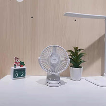 Заредете изображение във визуализатора на галерията – Joyroom CheerSummer desk fan portable white (JR-CY363-white) - TopMag
