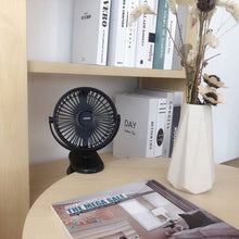 Заредете изображение във визуализатора на галерията – Joyroom CheerSummer desk fan portable remote control black (JR-CY363-RC black) - TopMag
