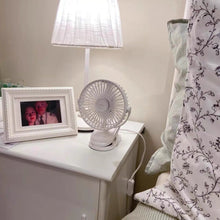 Заредете изображение във визуализатора на галерията – Joyroom CheerSummer desk fan portable remote control white (JR-CY363-RC white) - TopMag
