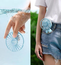 Заредете изображение във визуализатора на галерията – Joyroom Muxia portable desk fan blue (JR-CY360-blue) - TopMag
