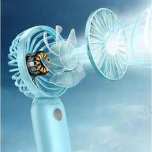 Заредете изображение във визуализатора на галерията – Joyroom Muxia portable desk fan blue (JR-CY360-blue) - TopMag
