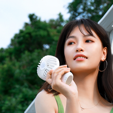 Заредете изображение във визуализатора на галерията – Joyroom Muxia portable desk fan white (JR-CY360-white) - TopMag
