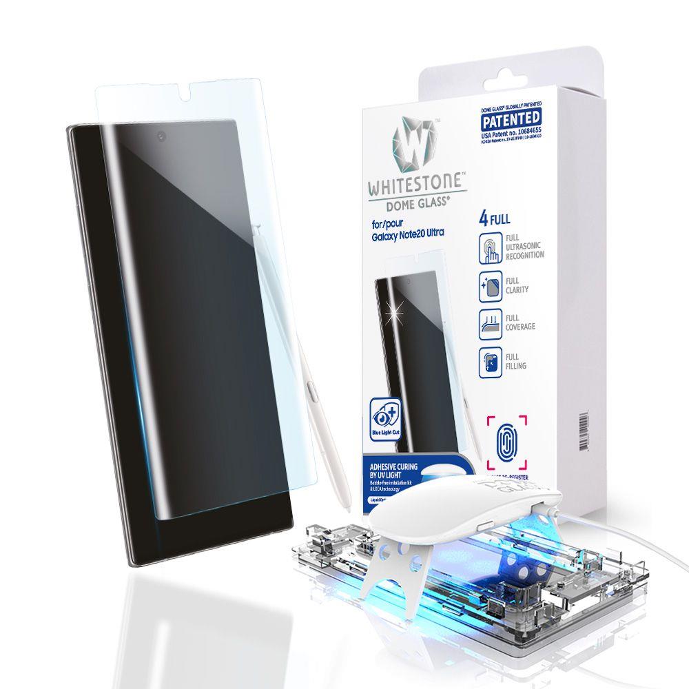 TEMPERED GLASS WHITESTONE DOME GLASS GALAXY NOTE 20 ULTRA CLEAR - TopMag