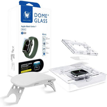 Заредете изображение във визуализатора на галерията – TEMPERED GLASS WHITESTONE DOME GLASS 2-PACK &amp; BEZEL Apple Watch 7 (45MM) CLEAR - TopMag

